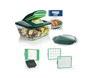 Genius Nicer Dicer Chef 9 pezzi + affettaverdure per pomodori, per una dieta sana e consapevole quotidiana