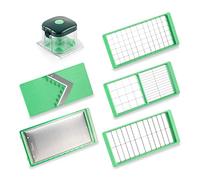 Genius Nicer Dicer Exclusive - Set di accessori per tagliaverdure, 6 pezzi, inserti per coltelli compatibili con il Nicer Dicer Exclusive | Pialla a V, grattugia e inserti per coltelli