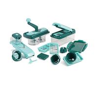 Genius Nicer Dicer Fusion Smart, 23 pezzi, include Nicer Twist Smart, per tagliare fette, dadi, spirali, listarelle verde menta