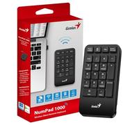 Genius NumPad 1000 2.4GHz Wireless Numeric Keypad Portable Numberpad with Palm Rest