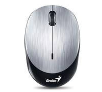 Genius NX-9000BT Mini Mouse Bluetooth, 1200 DPI, ricaricabile, tecnologia BlueEye, argento