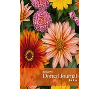 Genius Pro Bullet Dotted Journal - Flowers: 6 x 9 in, 7mm dot grid spacing