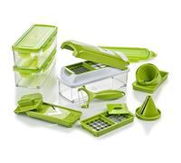 Genius - Tagliaverdure e Frutta in plastica, Plastica, Kiwi-Verde, 22.2 x 10 x 8.1999999999999993 cm