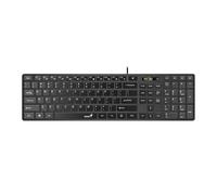 GENIUS Tastiera Universale USB QWERTY Ceco Nero Full-size 1,4m