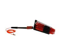 Genius Telescopic Hydrocleaner Set di 6 spazzole per la pulizia | Asta telescopica con spazzola, 7 metri di lunghezza, per vetro, tetti, auto, roulotte, funzione di pulizia 5 in 1 con tubo dell'acqua
