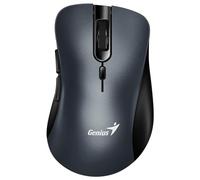 Mouse senza fili, Genius Ergo 8100S 31030040401, grigio metallizzato, ottica, 1600DPI