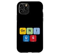Genius with Periodic Table Of Elements Memes Graphic Designs Custodia per iPhone 11 Pro
