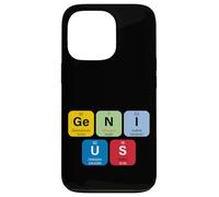 Genius with Periodic Table Of Elements Memes Graphic Designs Custodia per iPhone 13 Pro