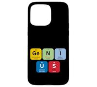 Genius with Periodic Table Of Elements Memes Graphic Designs Custodia per iPhone 15 Pro Max