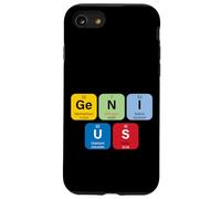 Genius with Periodic Table Of Elements Memes Graphic Designs Custodia per iPhone SE (2020) / 7/8