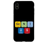 Genius with Periodic Table Of Elements Memes Graphic Designs Custodia per iPhone XS Max