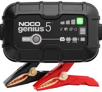 GENIUS5EU, Caricabatterie da Auto 5A, Professionale da 6V e 12V, Mantenitore di