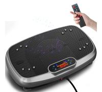 GENIXFIT Piastra vibrante versione migliorata per dimagrimento, allenamento completo e costruzione muscolare, supporto vibrante Shake Board Home Training con portata di 160 kg