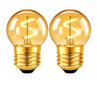 Genixgreen E27 G40 Mini Globe LED Lampadina 1W, Lampada a Filamento LED