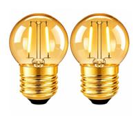 Genixgreen Lampadina a Filamento LED E27 G40 1W Luce Bianca Calda 2200K