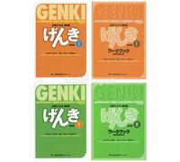 GENKI 1 & 2 Un corso integrato di giapponese elementare 3a edizione set di 4 ...
