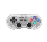 GENKI x 8BitDo PocketPro Controller di gioco wireless portatile con joystick effetto Hall Rumble, Gyro, cavo USB-C Gamepad per console portatili, Switch, Windows, Mac OS, Android, Steam Deck