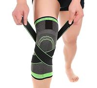 genkigold Ginocchiera: Supporto a Compressione per Il Dolore Articolare e l'Artrite | Favorisce la Circolazione per una Migliore Mobilità | Terapia di Compressione Versatile ed Efficace - Singola M