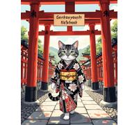Genkouyoushi Notebook for Beginners - Tori Gates Cat Edition: Japanese Handwriting Practice Book for Kanji, Hiragana, and Katakana | 120 Pages