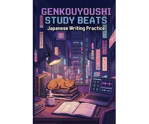 Genkouyoushi Study Beats: Japanese Writing Practice Notebook | Lo-fi Anime Aesthetic Grid Paper for Kanji, Hiragana & Katakana | Portable 6x9 Size