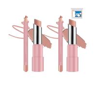 Genli Lip Balm,Genli Lifter Glaze Oil Lip Balm Lipstick Set Drip Lip Gloss with 24hrs of Smooth,Long-Lasting Waterproof Matte Lipstick and Lip Liner Set,Moisturizing and Hydrating (2*#06)
