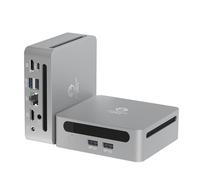 GenMachine Mini PC AMD Ryzen 3 4300U mini computer fino a 3,7 GHz 4c/4t, 8 GB DDR4, 256 GB SSD e M.2 NVME, PC da gioco con Wifi6/BT5.2/DHMI/DP, gaming/ufficio/design