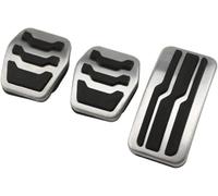 GENMAIBIGAO Acceleratore Pedale per Ford Kuga La Fuga 2012-2021 Escort 2015-2018,Copri Pedali Auto Accelerazione Frizione Freno Pedaliera Poggiapiedi Pad,A/MT