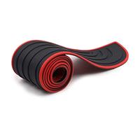 genmaimeifumu Protezione Paraurti Posteriore Auto per Opel Vivaro A Bj. 2001-2014, Protettore del Bagagliaio in Gomma Adesivo di Protezione della Soglia della Striscia,Black And Red-104 * 9cm