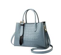 GENMARKS Borsa in pelle morbida, borse vintage economiche, borsa tote estetica Campus, borsa tote a tracolla, borsa tote in velluto a coste, borsa tote da spiaggia con cerniera, blu, 2 libbre