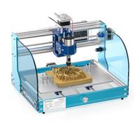Genmitsu 3018-PROVer V2 - Router CNC con struttura in alluminio per principianti, mini kit di fresatura con sonda Z, finecorsa, E-Stop, ideale per legno, acrilico, MDF, plastica, PVC