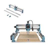 Genmitsu 4040-PRO MAX Router CNC+it di estensione per asse X, Trimmer 710W e Azionato da Guida Lineare, Area di Lavoro 410 x 405 x 77mm, per Taglio e Fresatura di Legno Metallo, Controllo GRBL