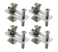 Genmitsu 4PCS Mini Kit di pinze di tenuta a T-Track, compatibile con la macchina router CNC 3018-PRO/3018-MX3/3018-PROVer