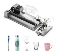 Genmitsu MD19 Kit Rullo Rotante 360° Y Incisione Accessori per Genmitsu L8, Z6, Kiosk, Kortek, Rolling Block per vari oggetti di altezza e lunghezza, Oggetto Cilindrico, Bicchiere da Vino, Bicchieri