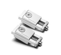 Genmitsu morsa in alluminio 2 pezzi, morsetto router CNC ad alta precisione per lavorazione legno e metalli, 56x22x21 mm