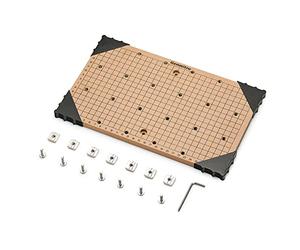 Genmitsu Spoilboard CNC MDF GRID per router CNC 3018, compatibile con 3018-PRO/3018-PROVer/3018PROVer Mach3, 300 x 180 x 12 mm, fori M6 (6mm), viti e dadi inclusi