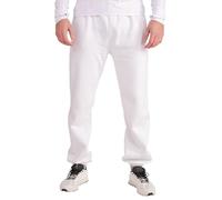 Gennadi Hoppe Pantaloni da jogging da uomo, morbidi, caldi, morbidi e regolano l'umidità, per comfort e stile nella vita di tutti i giorni, ideali per lo sport e il tempo libero, bianco, L