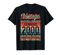 Gennaio 2000 Vintage - Maglia 26 Compleanno Anni Uomo Donna Maglietta