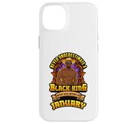Gennaio Compleanno Melanin Man Mai sottovalutare Black King Custodia per iPhone 14 Plus