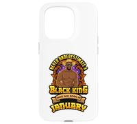 Gennaio Compleanno Melanin Man Mai sottovalutare Black King Custodia per iPhone 15 Pro