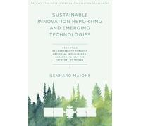 Gennaro Maione Sustainable Innovation Reporting and Emerging (Copertina rigida)