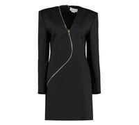 Genny - Abito in misto lana - - Dresses - Donna - Nero - S