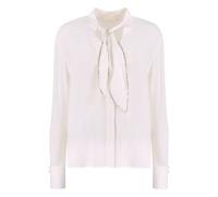 Genny - Camicia in crêpe de chine - - Blouses & Shirts - Donna - Bianco - M