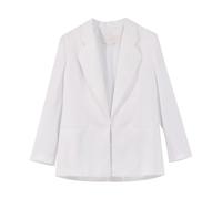 Genny - Giacca Sartoriale in Raso Bianco - - Jackets - Donna - Bianco - S