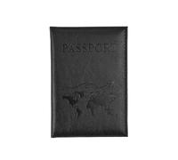 GENODA Custodia per passaporto da viaggio per aereo, da donna, da uomo, in pelle, rosa, carino, portafoglio per passaporto, borsa porta passaporto per ragazza, Giallo, Taglia unica