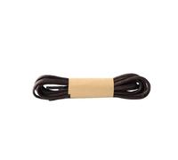 GENODA Lacci rotondi in puro cotone cerato 2 paia 60/70/80/90/100/120/140/160/180 cmOxford lacci per scarpe stivali lacci in pelle impermeabile 12 colori, 06 Marrone Scuro, 140