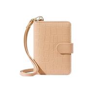 GENODA Personalizzato Lettere Collo Appeso Passaporto di Viaggio Copertura Portatile Cuoio DELL'UNITÀ di elaborazione Porta Passaporto Titolare, Y9087 Blu, Taglia unica