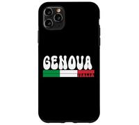 GENOVA City Italia Vintage Bandiera Italia per gli amanti dei viaggi Custodia per iPhone 11 Pro Max