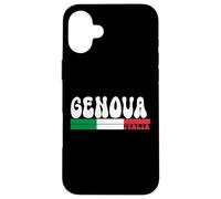 GENOVA City Italia Vintage Bandiera Italia per gli amanti dei viaggi Custodia per iPhone 16 Plus