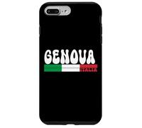 GENOVA City Italia Vintage Bandiera Italia per gli amanti dei viaggi Custodia per iPhone 7 Plus/8 Plus