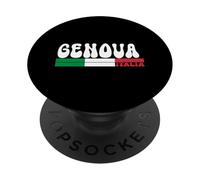 GENOVA City Italia Vintage Bandiera Italia per gli amanti dei viaggi PopSockets PopGrip Adesivo